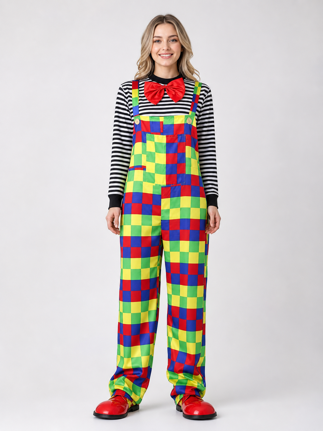 Adult Clown Costume for Halloween and Stage