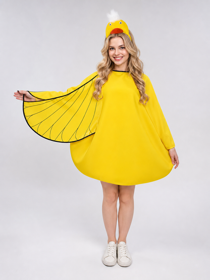 Duck costume with wings and headband