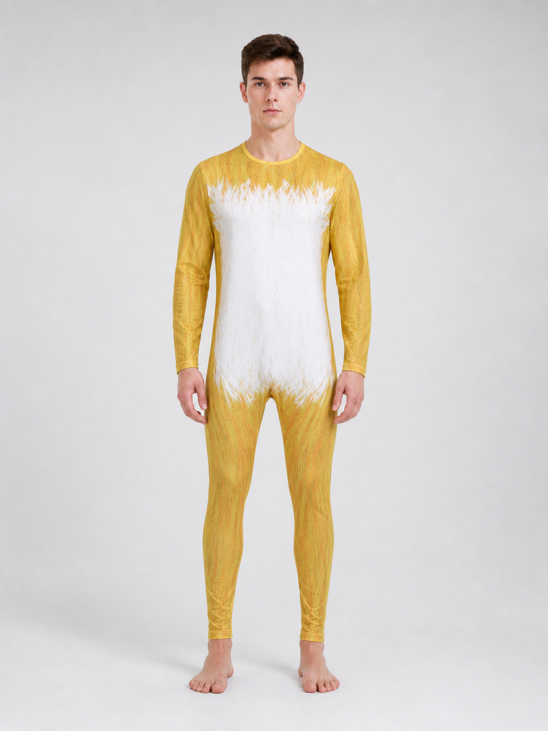 Fox cosplay costume, one-piece jumpsuit