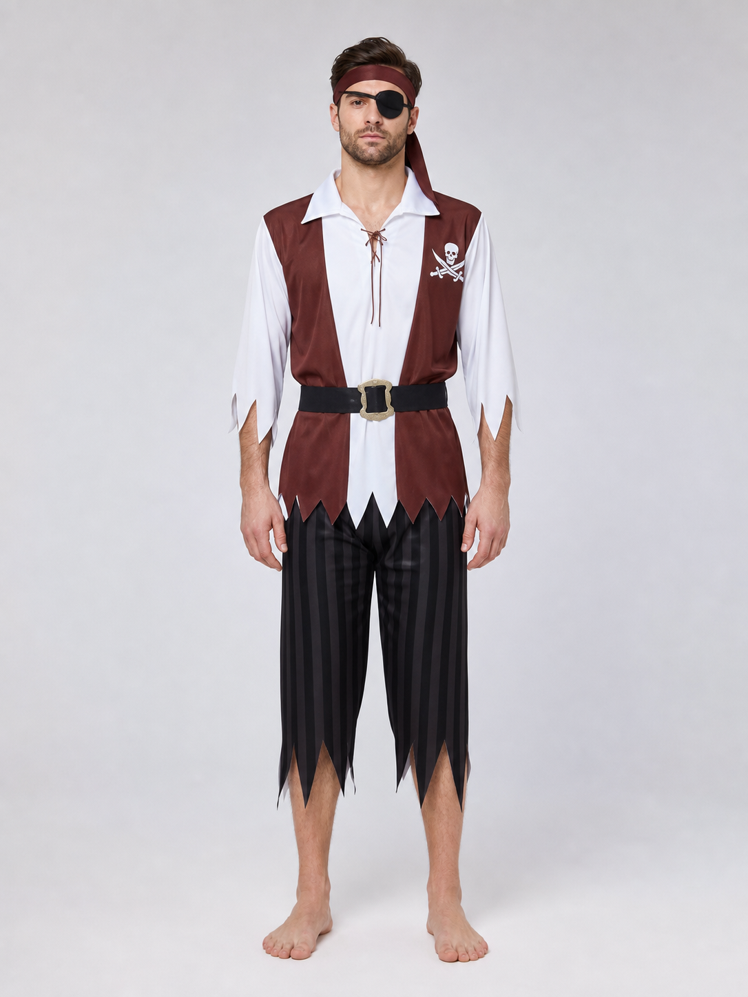 Adult Pirate Costume for Halloween and Cosplay