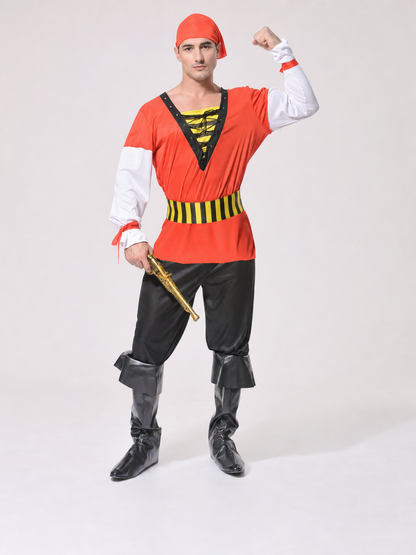 Pirate Jack Sparrow Carnival Costume Set