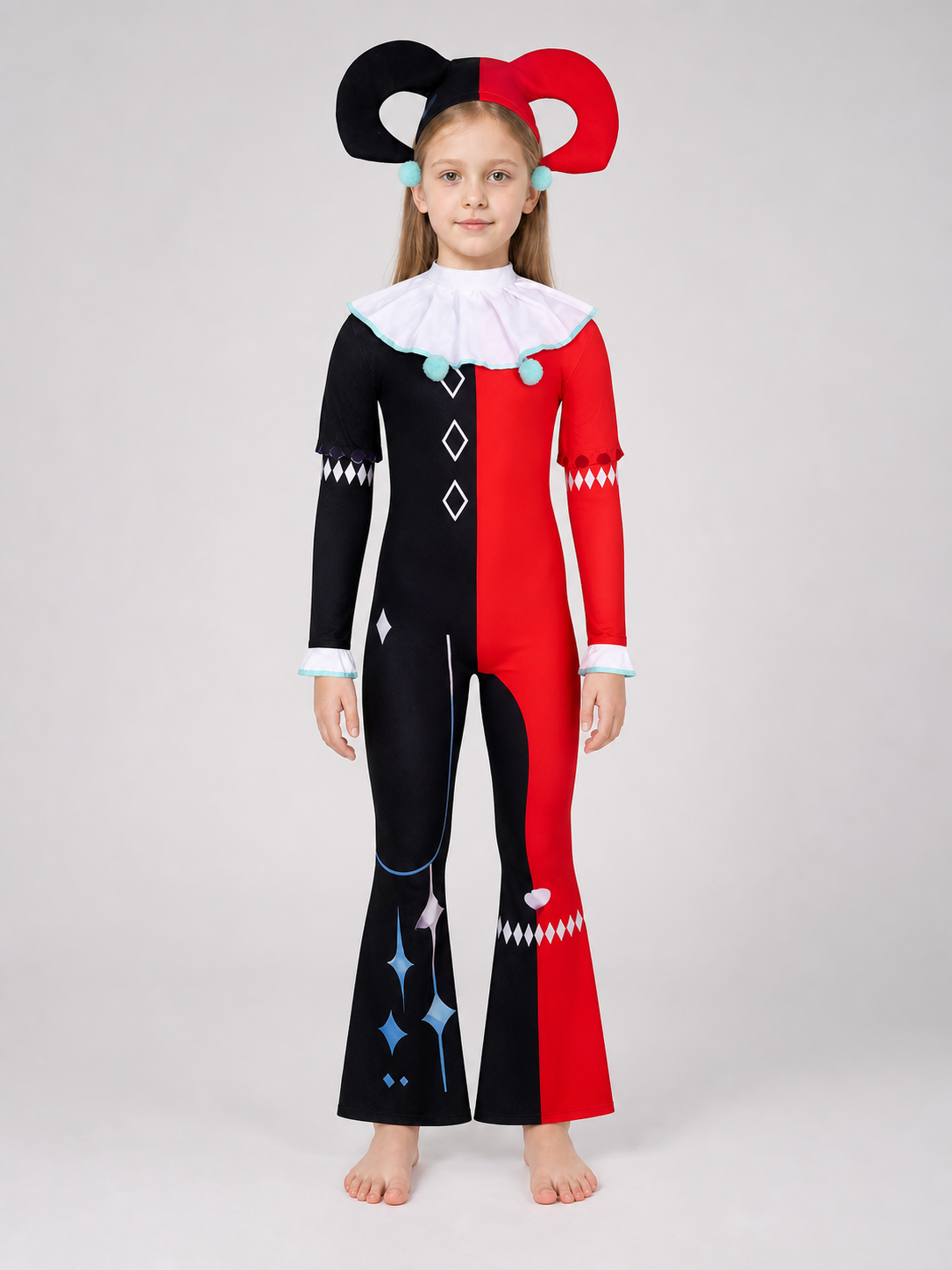 Stage Clown Costume for Halloween and Cosplay