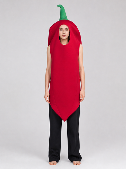 Chili Pepper Costume for Halloween and Theme Parties