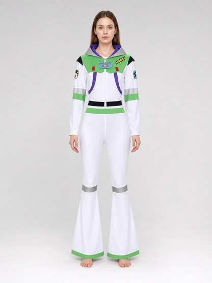 Buzz Lightyear Cosplay Costume: Top, Pants, and Bow