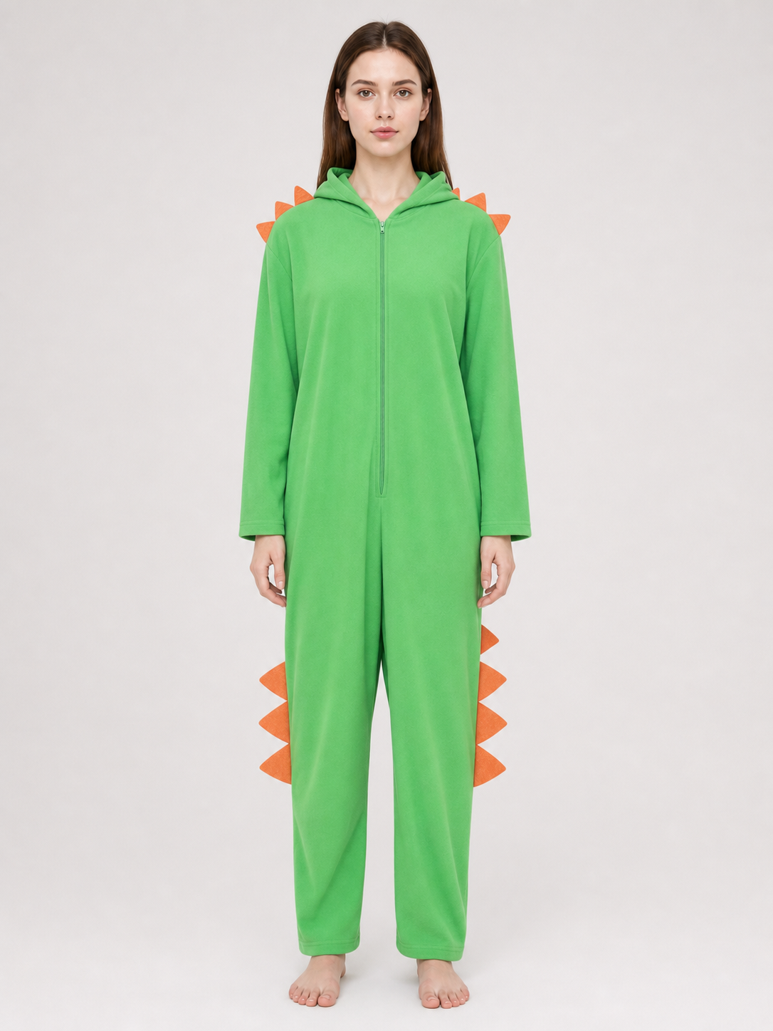 Green Hooded Dinosaur Costume