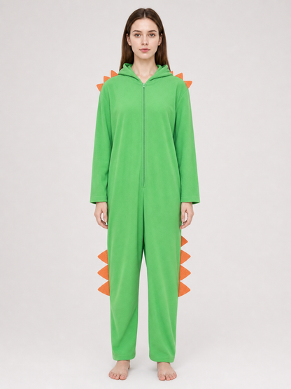 Green Hooded Dinosaur Costume