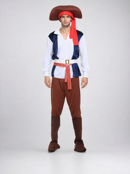 Halloween Pirate Costume, Complete Set