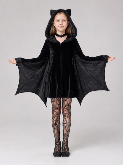 Gothic hooded bat costume
