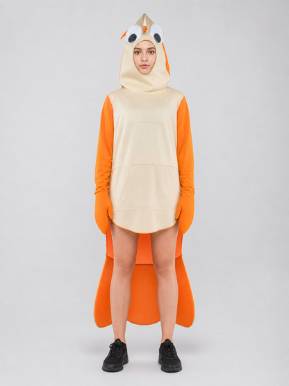 Shrimp One-Piece Costume with Hood