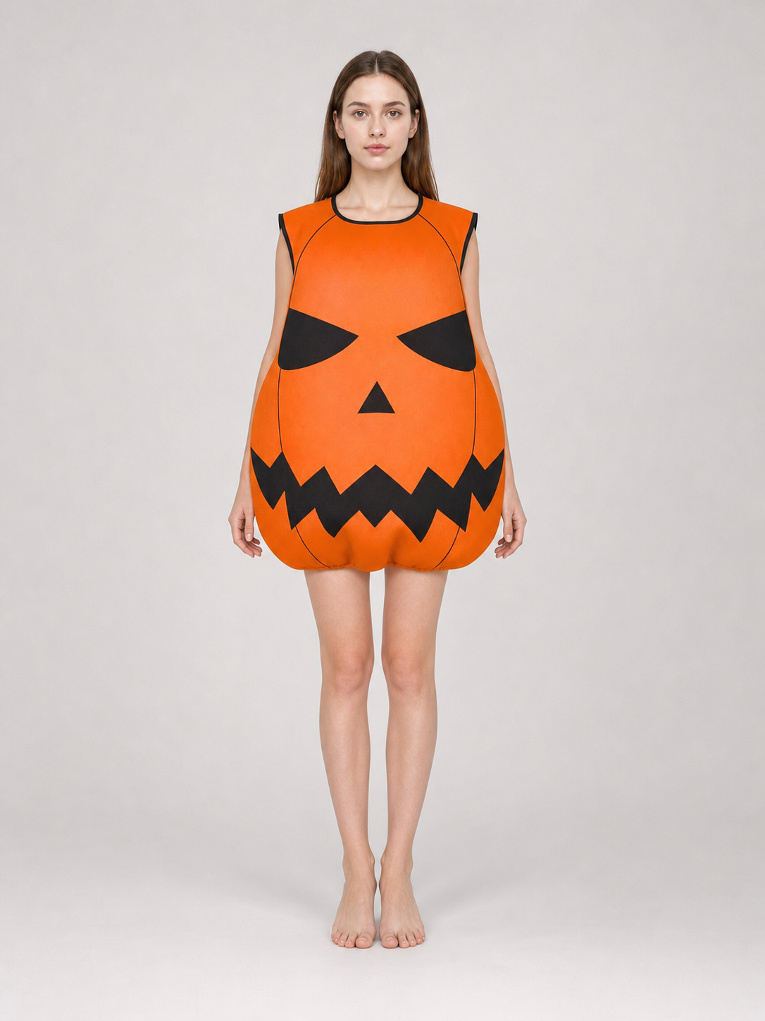 Halloween Pumpkin Costume for Adults, Orange