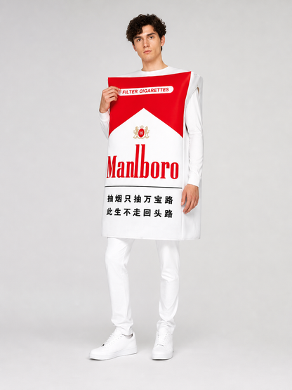 Cigarette Pack Costume for Halloween and Parties