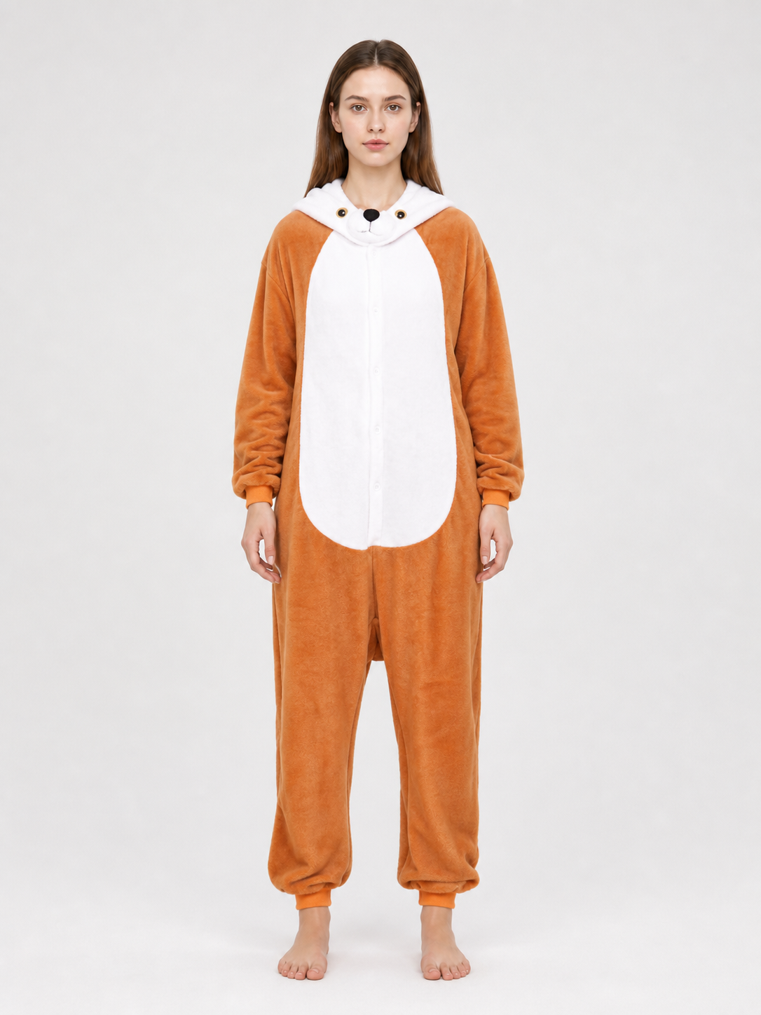 Hooded Kigurumi Costume Jumpsuit