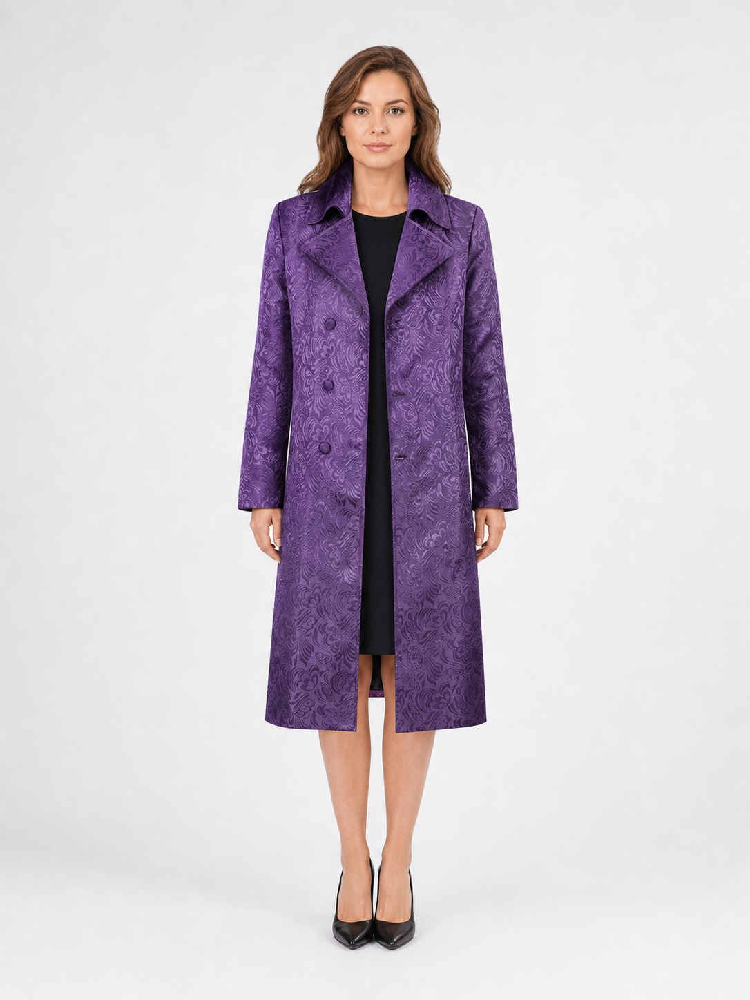 Joker Costume: Long Purple Coat