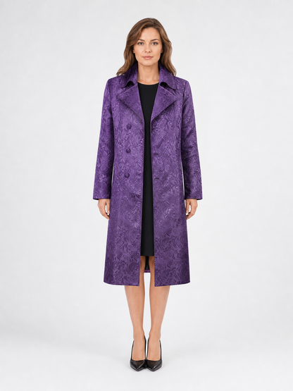 Joker Costume: Long Purple Coat