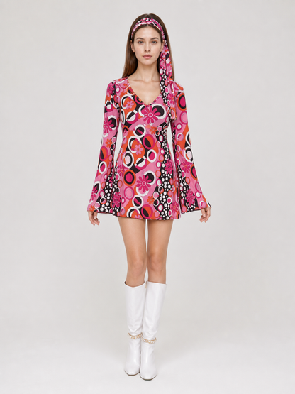 Carnival Costume: Dress with Headband in Retro Style
