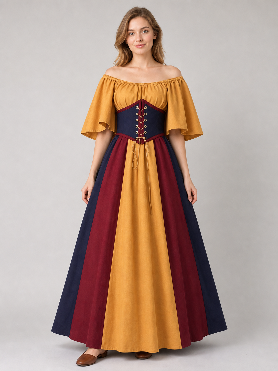 Masquerade medieval-style cosplay dress