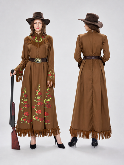 Western-style carnival dress with hat