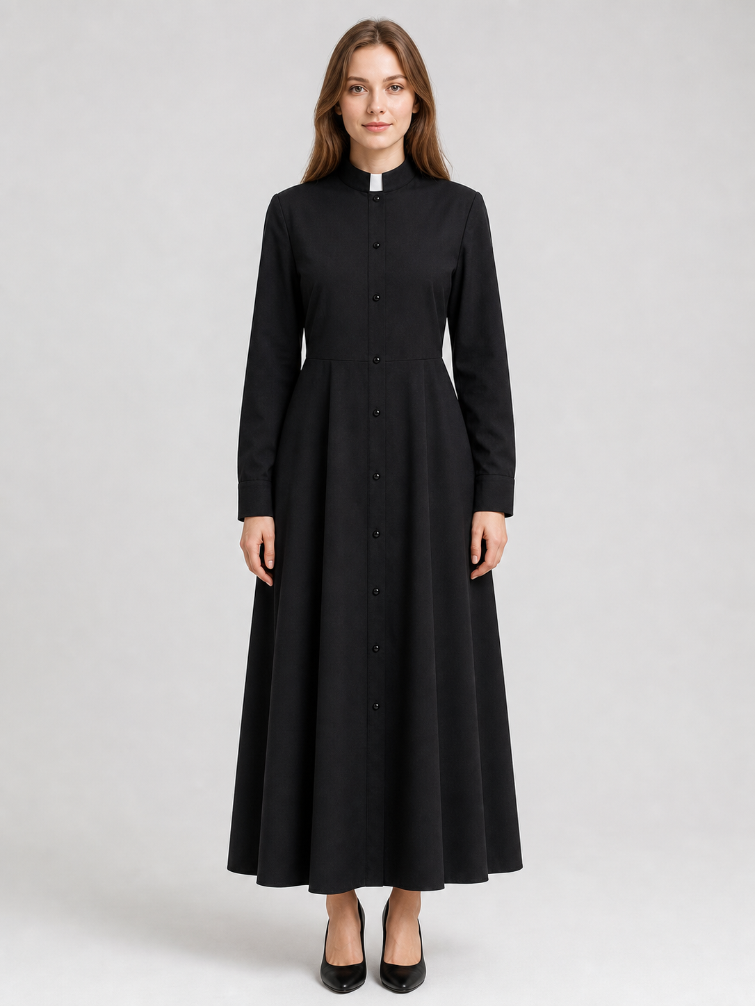 Halloween Retro Steampunk Clergy Costume