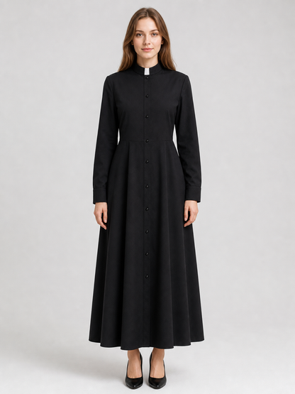 Halloween Retro Steampunk Clergy Costume