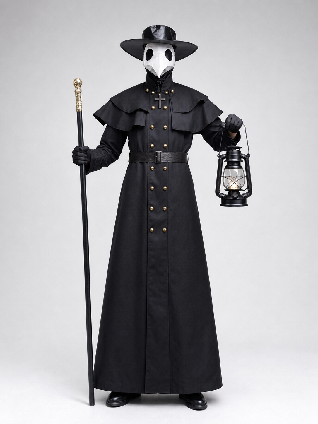 Plague Doctor Costume for Halloween with Mask
