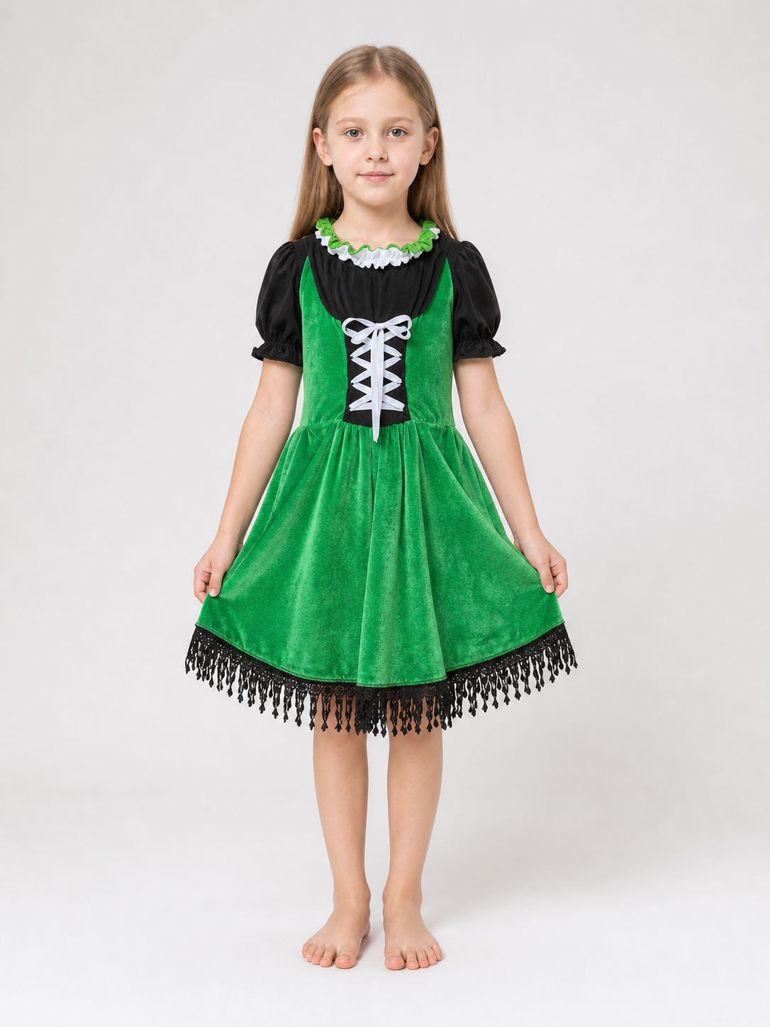 Leprechaun costume with green hat