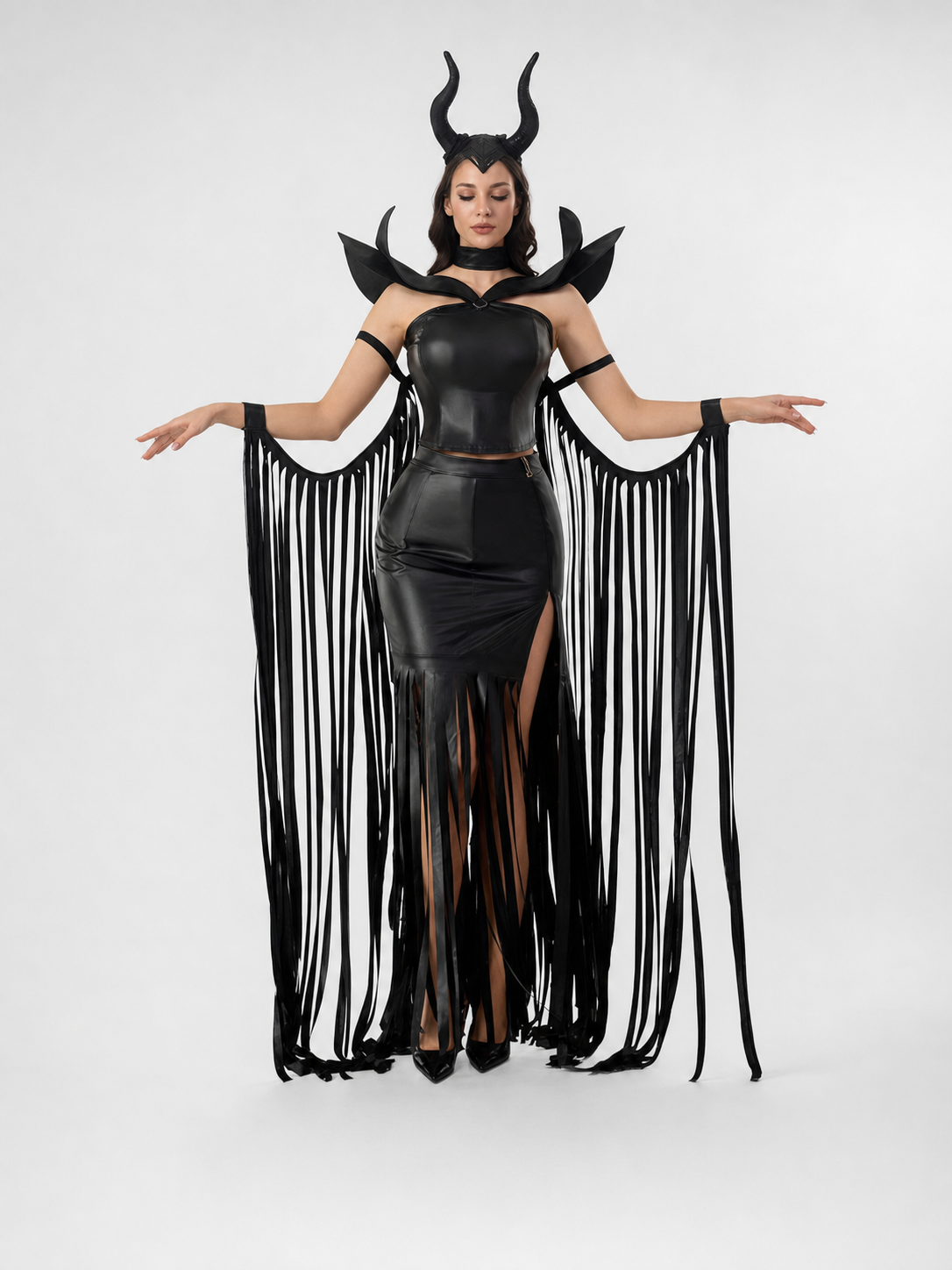 Gothic Horned Costume for Halloween and Cosplay