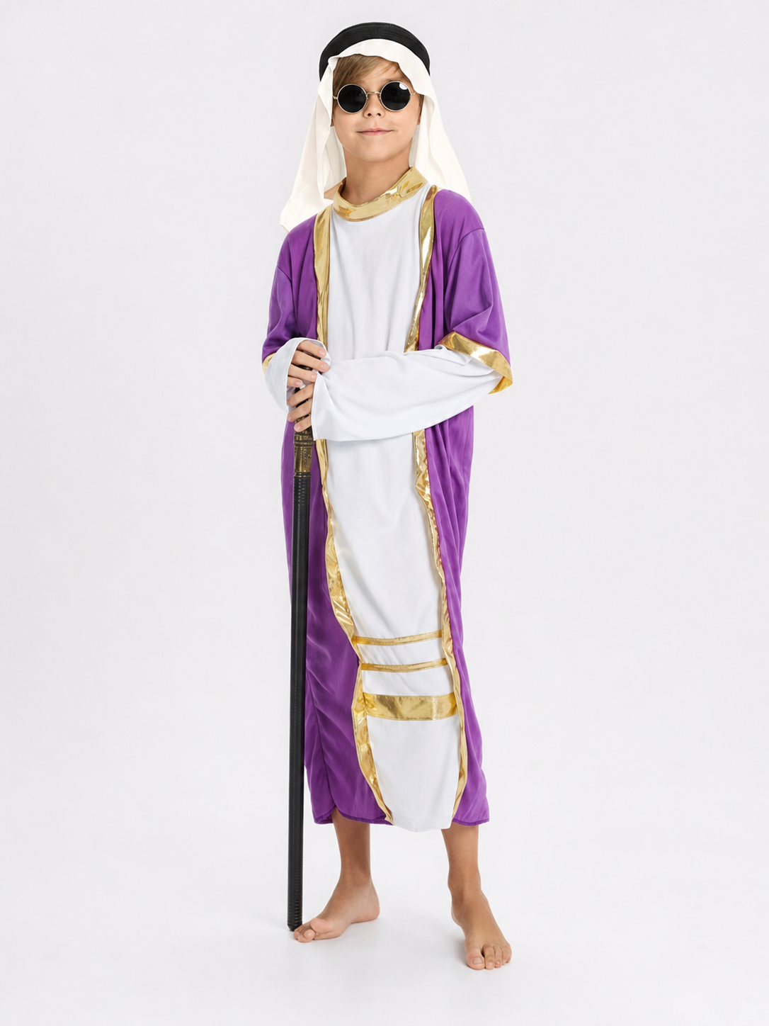 Kids’ Arabic Costume with Robe and Glasses