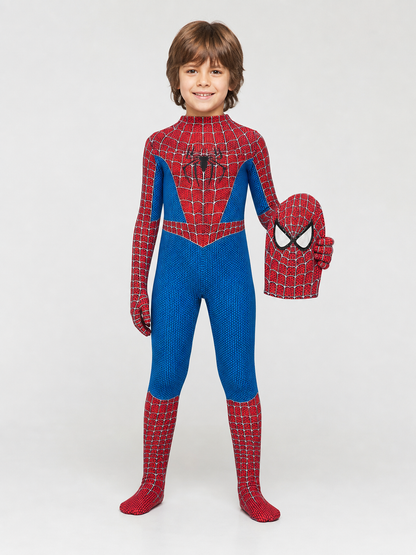 Spider-Man Costume, Jumpsuit with Mask for Cosplay