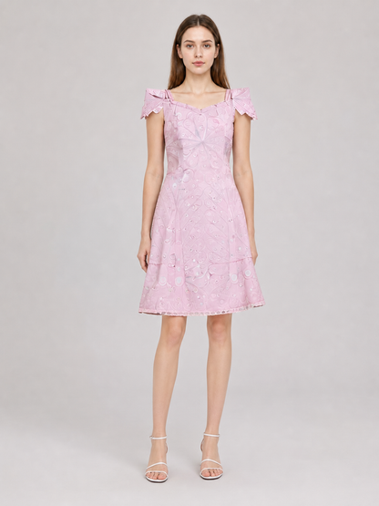 Pink cosplay dress from Wicked 2