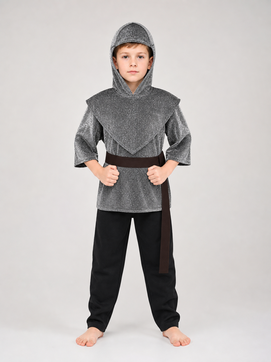 Medieval Knight Costume with Hood
