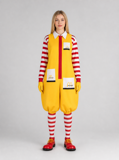 Carnival One-Piece Clown Costume for Cosplay