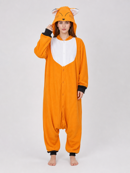 Fox Kigurumi with Hood — Party Costume