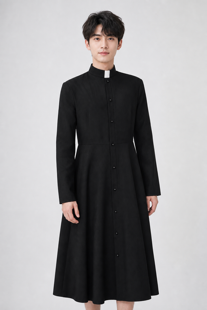 Halloween Retro Steampunk Clergy Costume