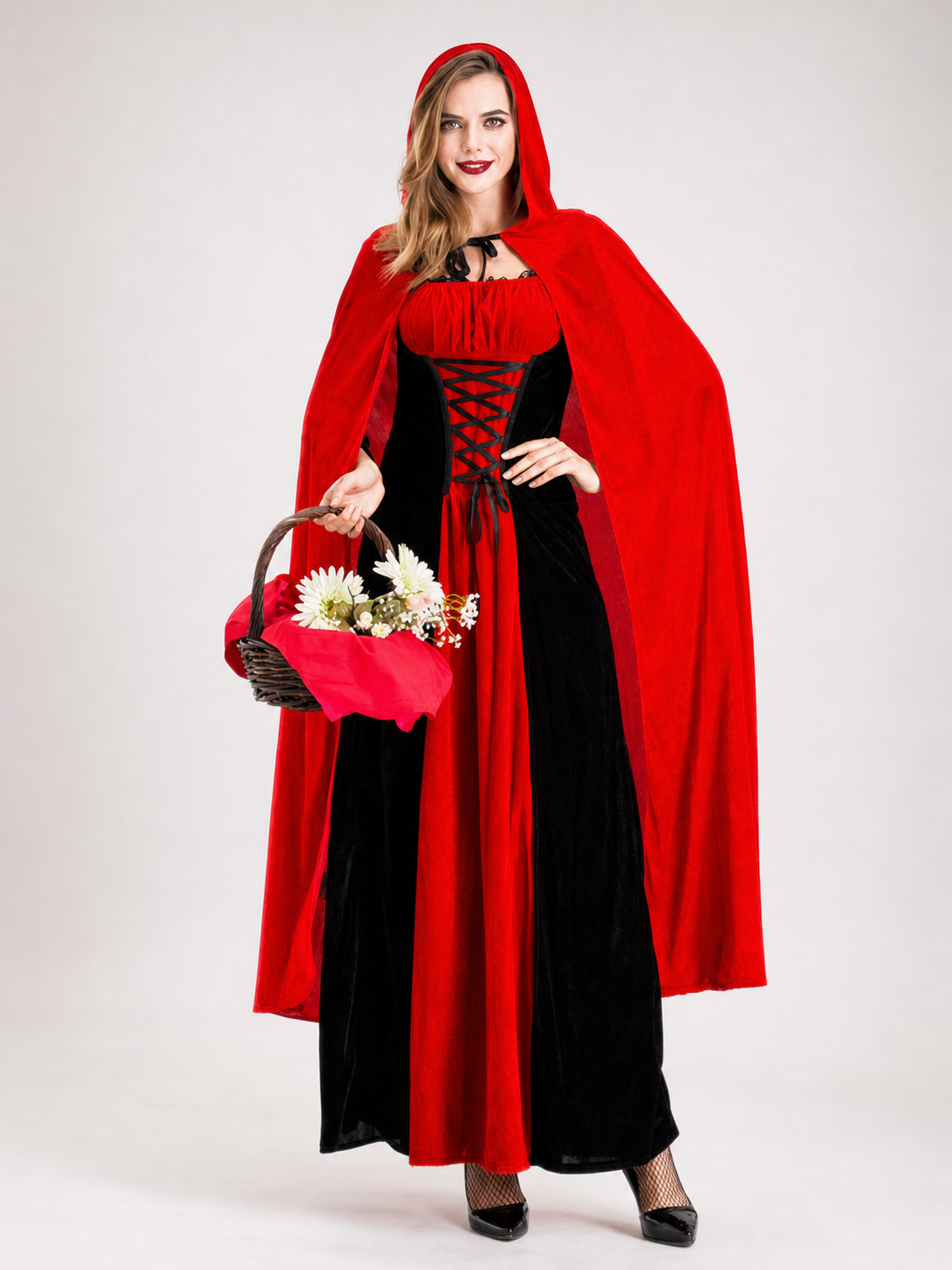 Halloween Hooded Little Red Riding Hood Costume