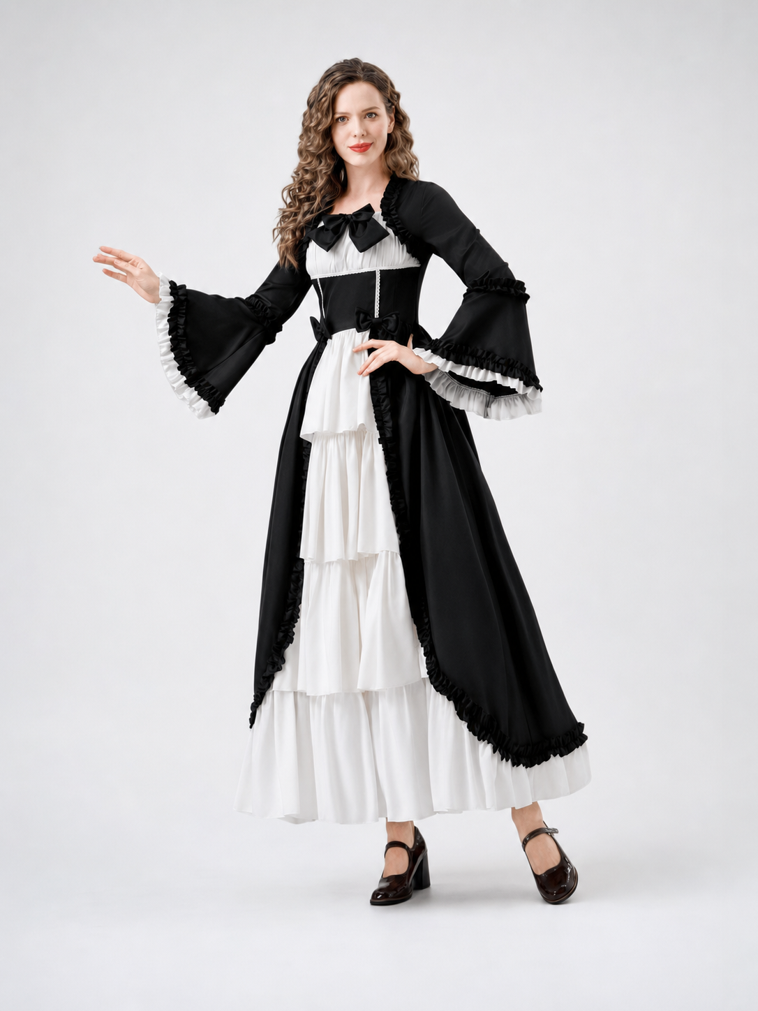 Victorian-Style Gothic Costume Dress