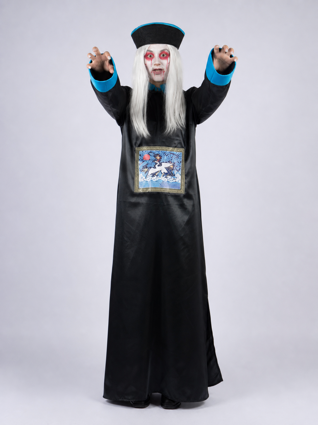 Qing dynasty zombie costume with hat