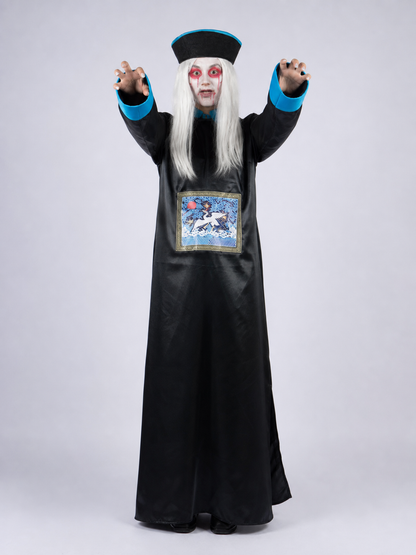 Qing dynasty zombie costume with hat