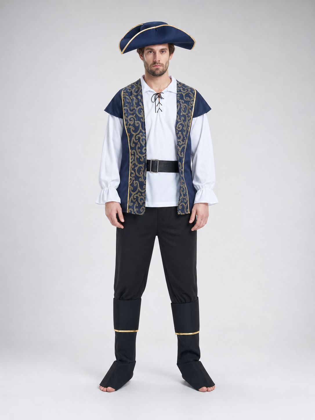 Pirate Costume with Hat and Accessories