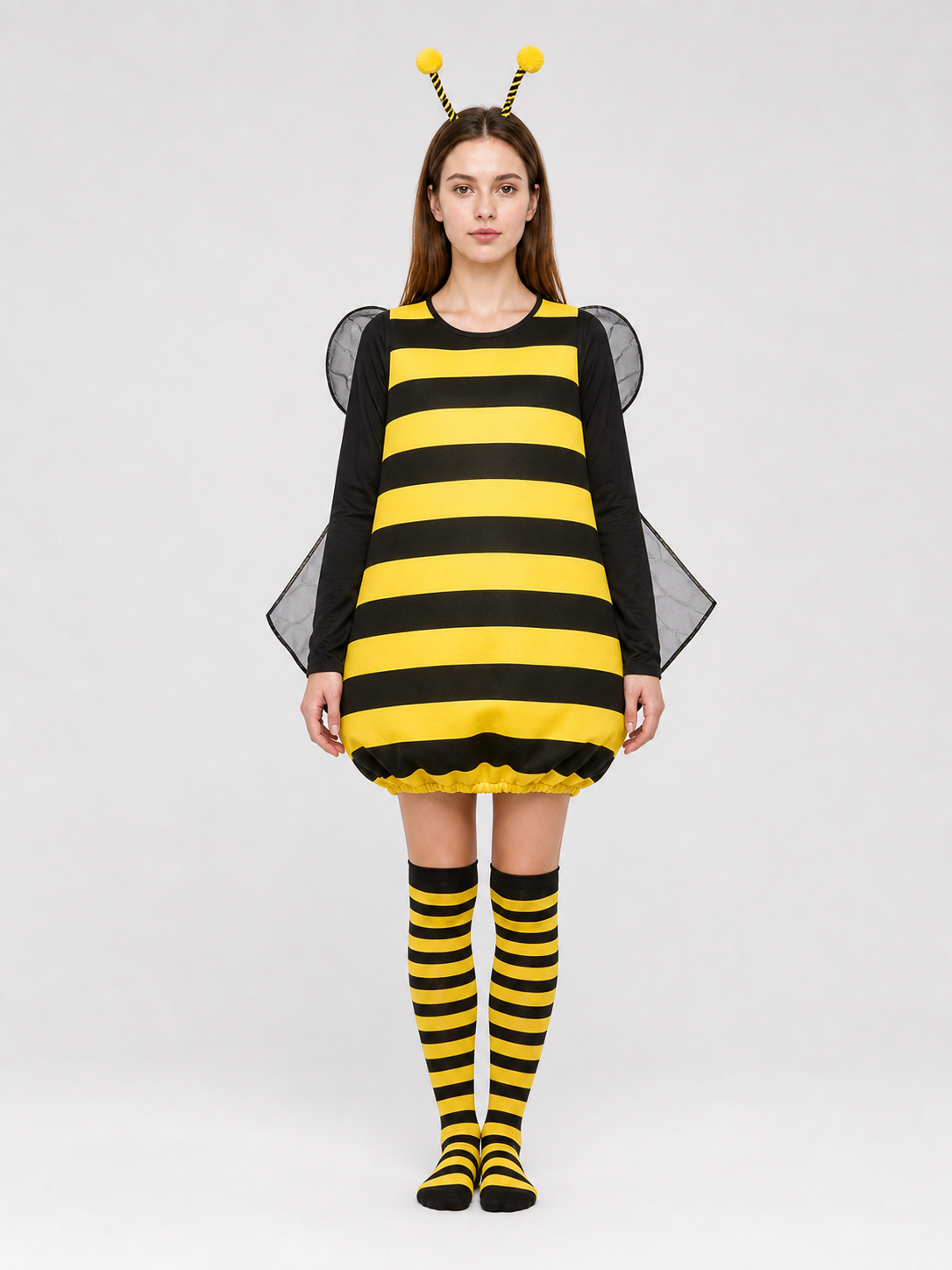 Bee Costume with Wings and Antennae