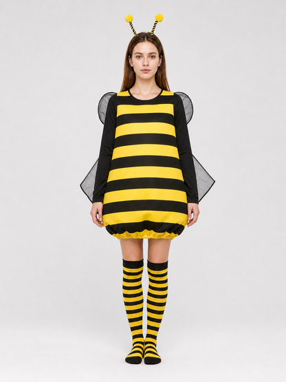 Bee Costume with Wings and Antennae