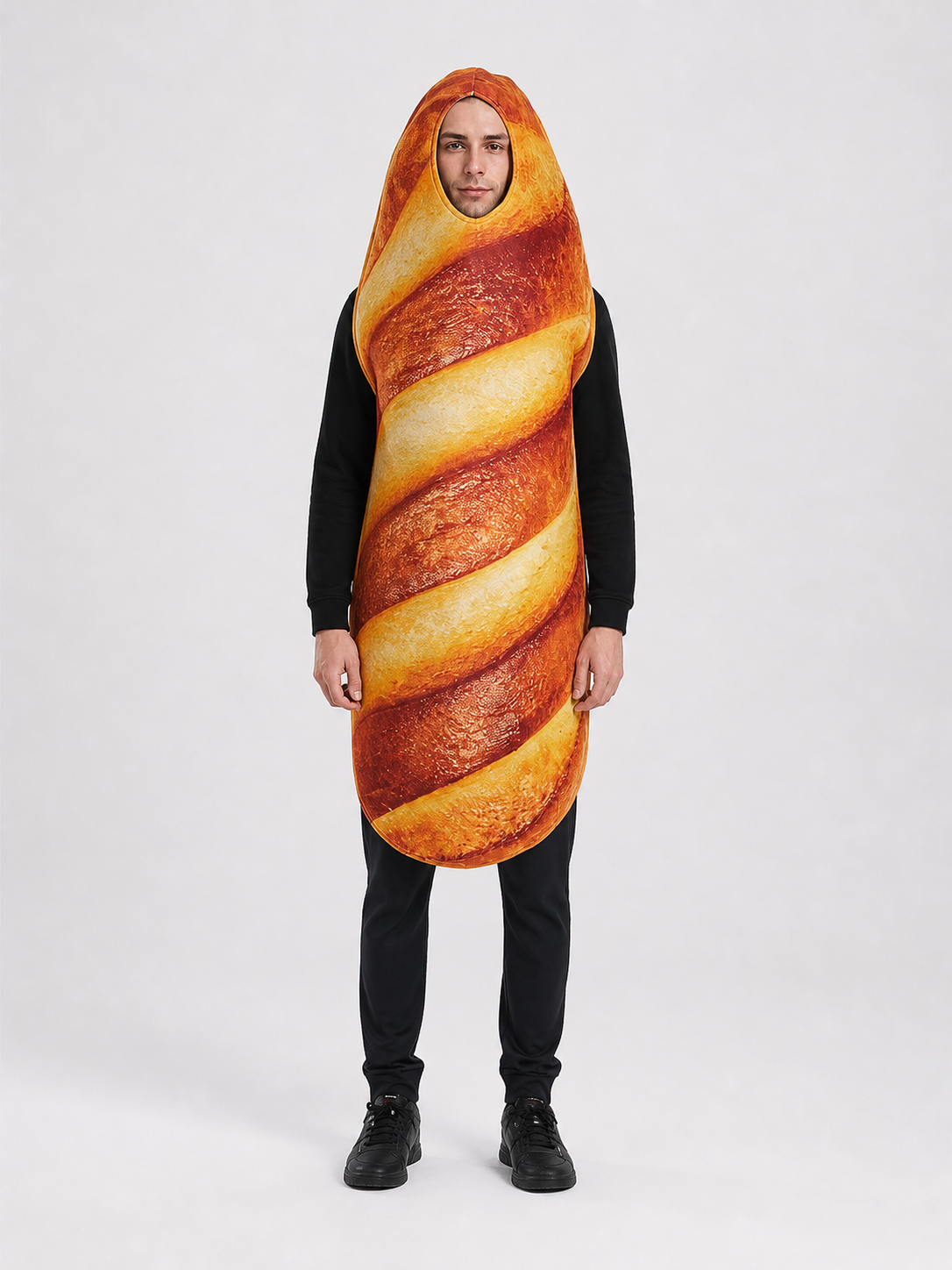 Bread Costume with Hood for a Themed Party