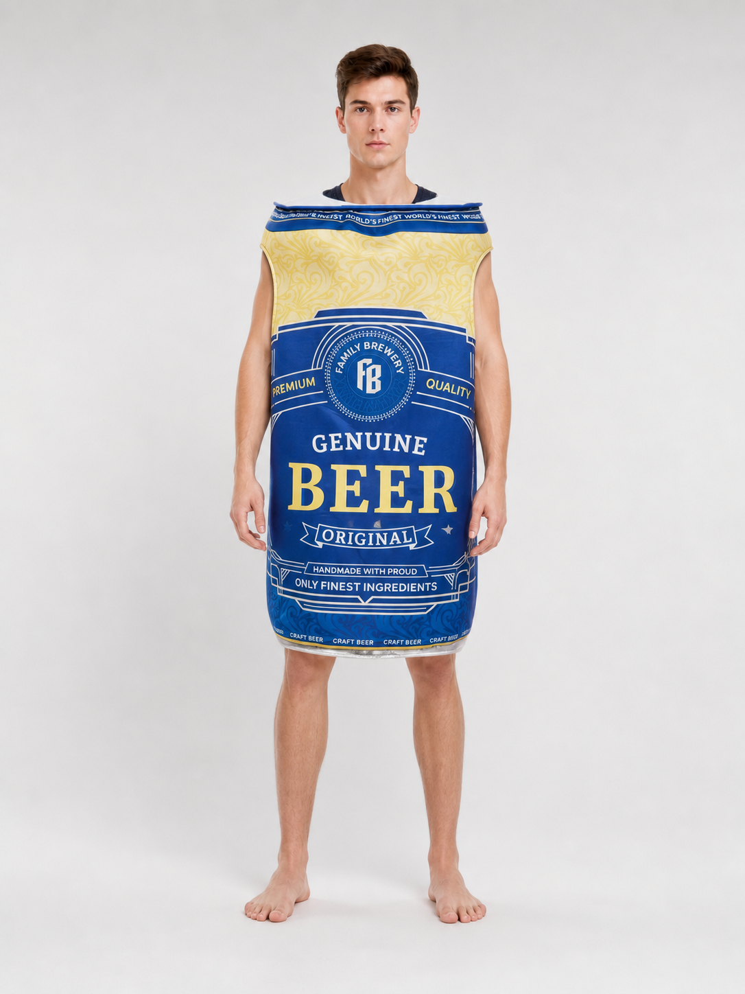 Beer Can Costume for Halloween and Parties