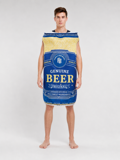 Beer Can Costume for Halloween and Parties