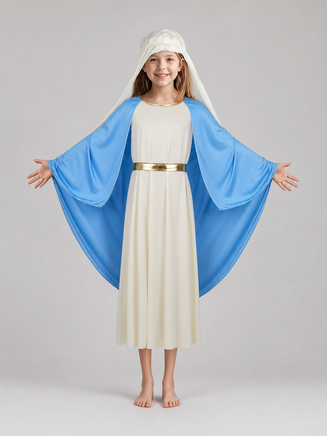 Biblical Costume with Veil and Belt