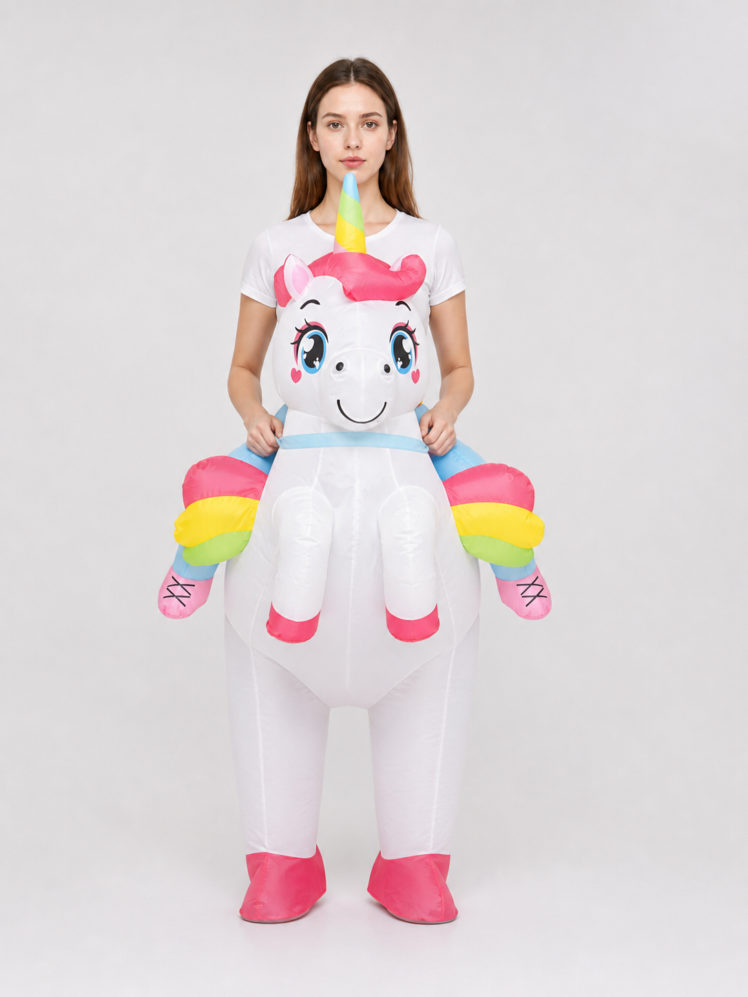 Inflatable Costume: Unicorn, Shark, or Alien
