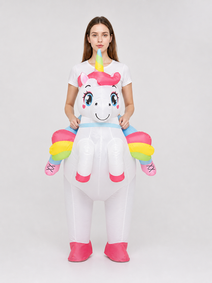 Inflatable Costume: Unicorn, Shark, or Alien