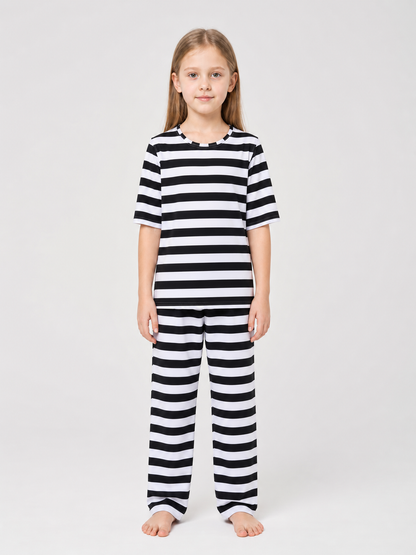 Striped costume with a headband for themed looks