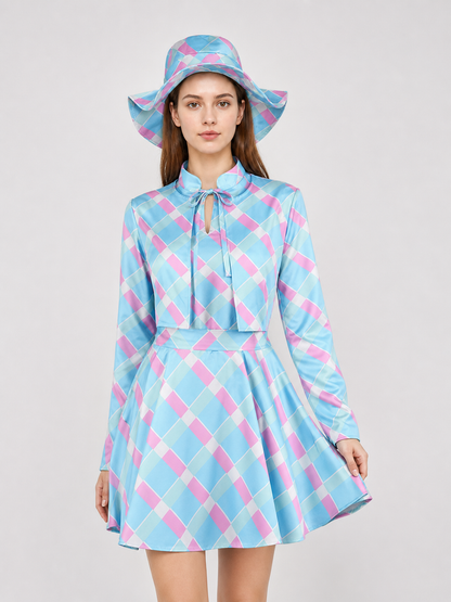 Barbie Cosplay Costume: Dress, Hat, and Belt