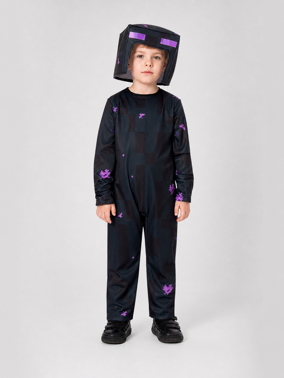 Minecraft Character Cosplay Costume, Black
