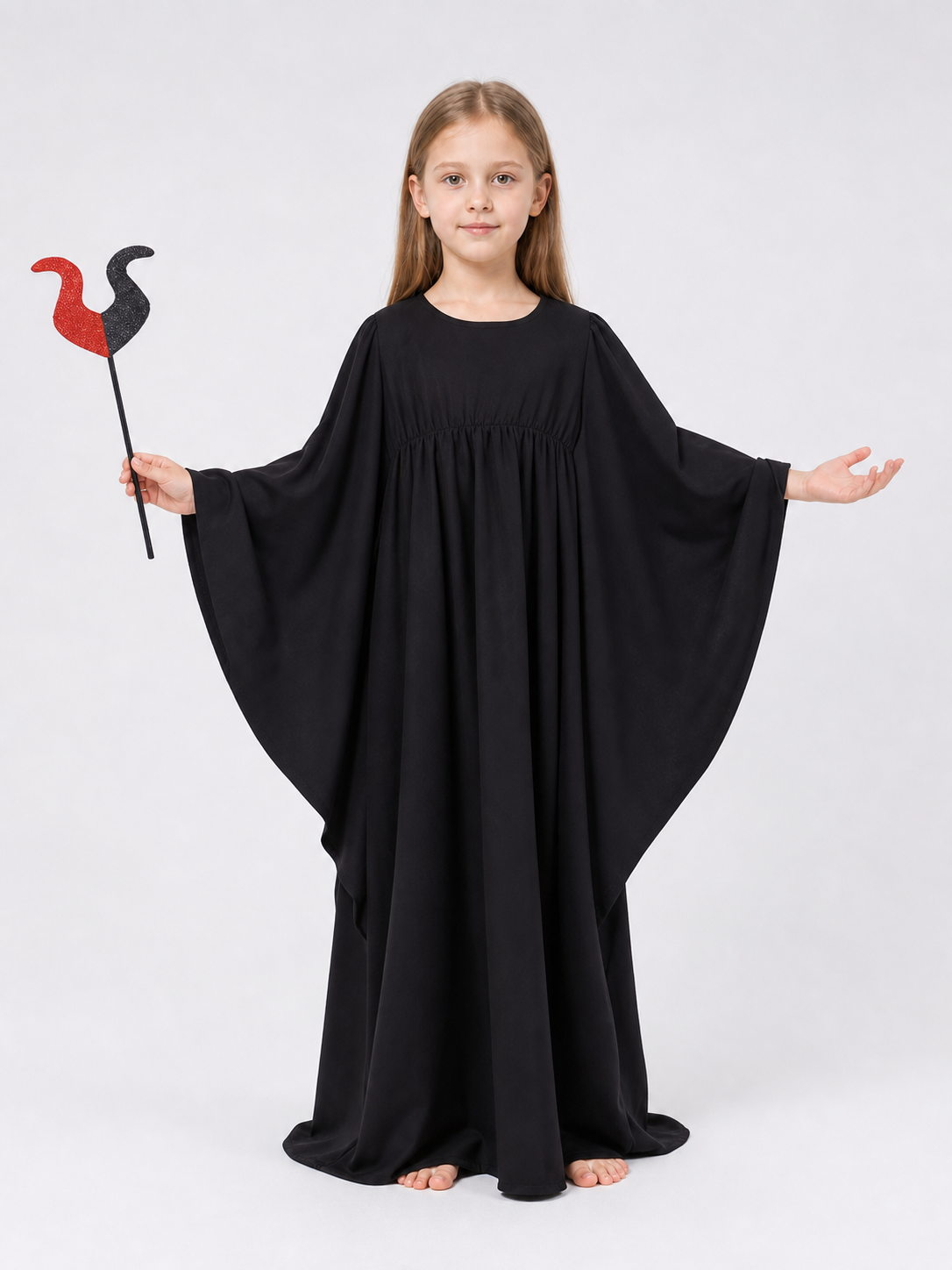 Halloween Devil Costume with Horns and Trident